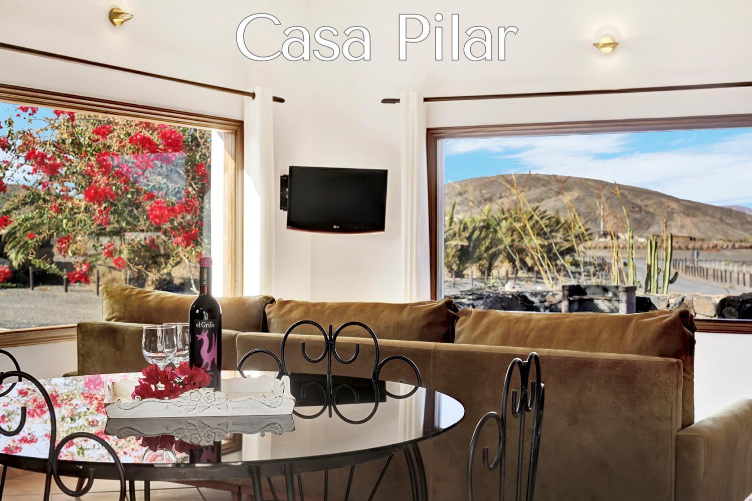 Casa Pilar, Aurora Y Tarabilla En Finca Ecologica Teguitar Exteriör bild